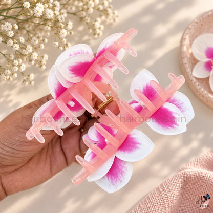 Tropical Orchid Floral Hair Claw – Large