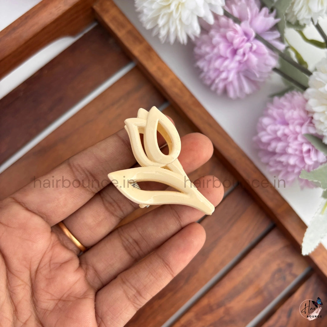 Tulip Bloom Hair Claw – Small