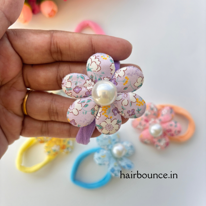 Pearl Flower Thick Rubber Band