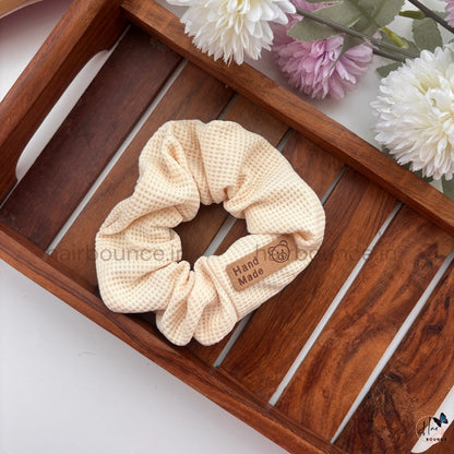 Handcrafted Waffle Knit Scrunchie – Regular