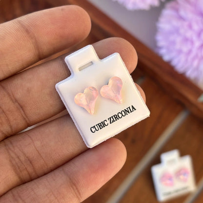 Lovely Heart Earrings for Kids