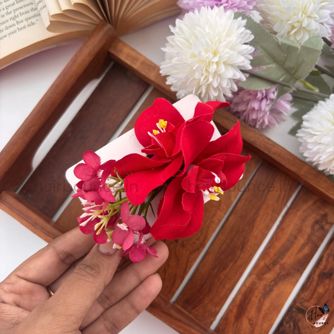 Blossom Garden Floral Alligator Clip