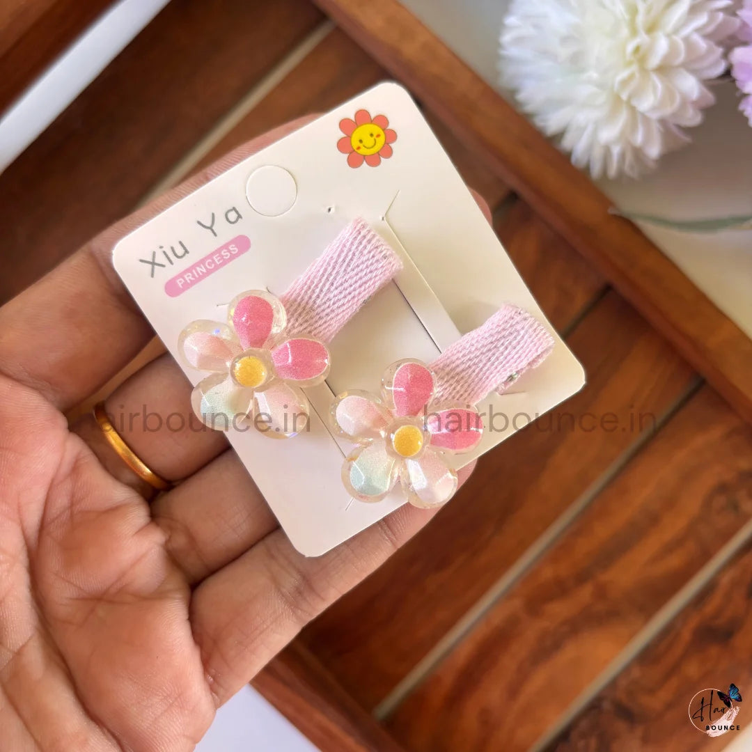Sweet Little Charms Alligator Hair Clips for Girls – Set of 5