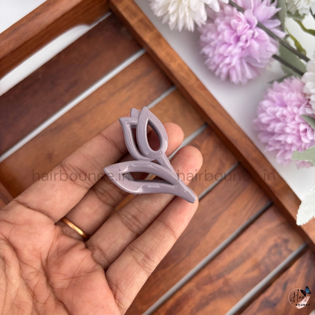 Tulip Bloom Hair Claw – Small