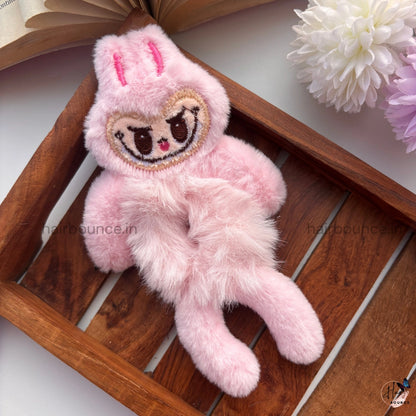 Snuggle Bunny Plush Hair Clip – Soft Doll Style
