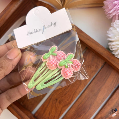 Cute Fruit & Flower Kids Hair Clips