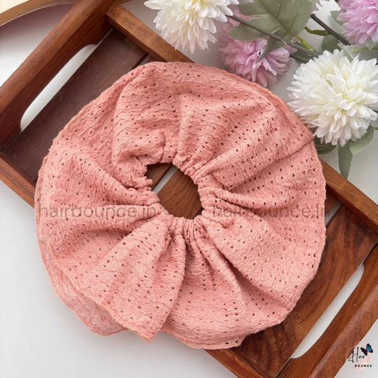 Broderie Blossom Oversized Scrunchie