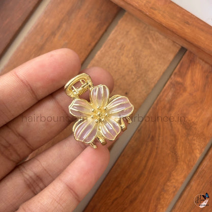 Aurora Daisy Premium Metal Hair Claw - Small