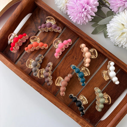 Bubble Matte Hair Claw – Small