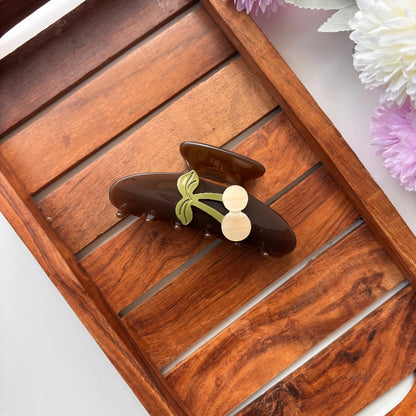 Bofeini Premium Cherry Hair Claw - Large