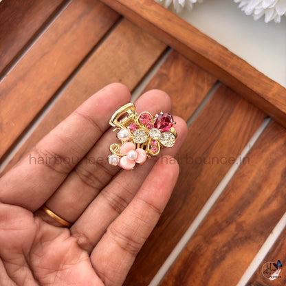 Royal Gem Blossom Hair Claw – Small