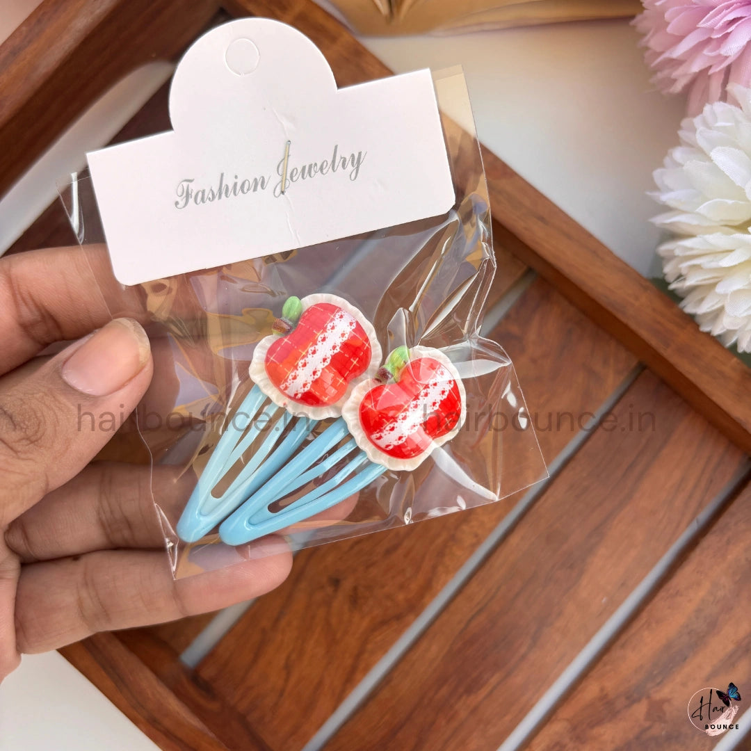 Cute Fruit & Flower Kids Hair Clips