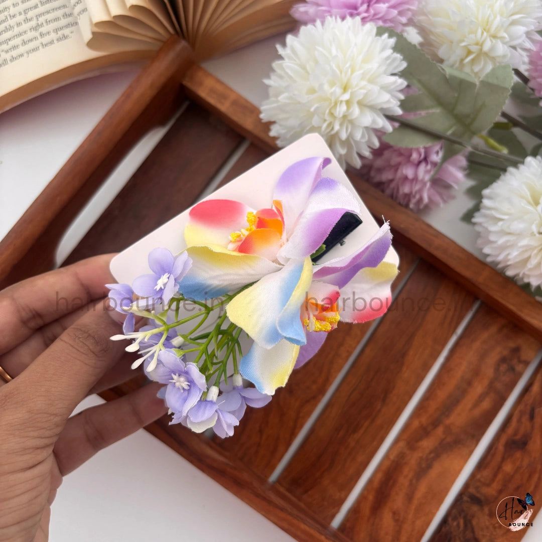 Blossom Garden Floral Alligator Clip