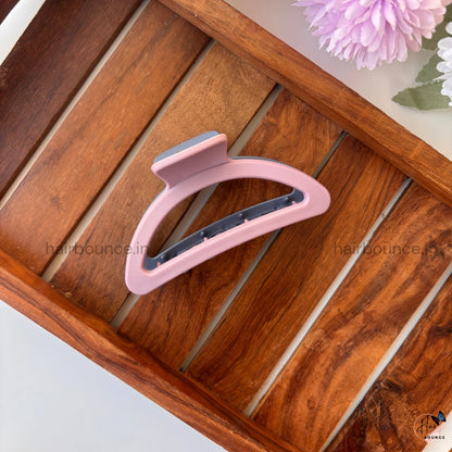 Dual Colour D Shape Hair Claw - Large