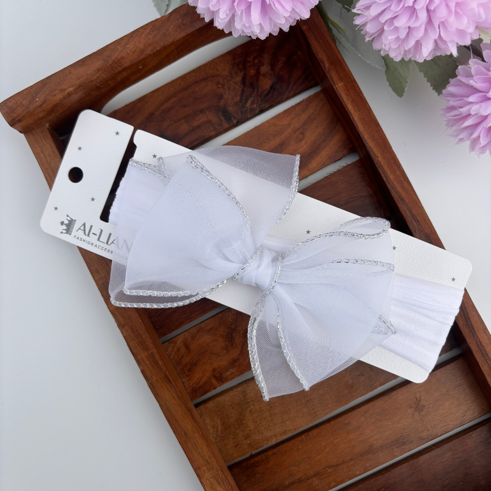 Sheer Charm Bow Headband