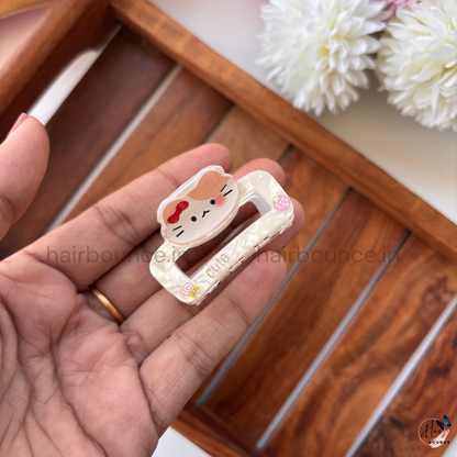 Cute Cartoon Rectangle Hair Claw – Medium