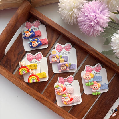 Kawaii Hair Clips for Kids
