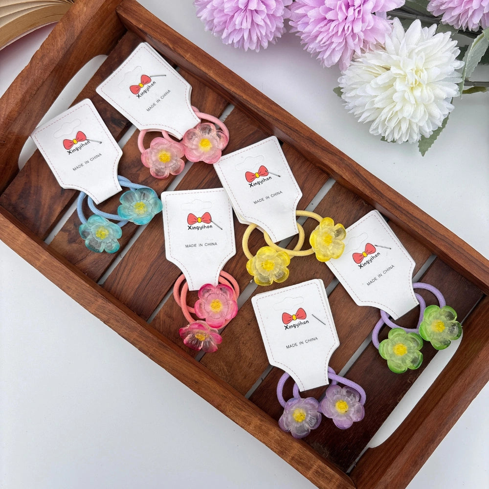Cute Flower Rubber Band