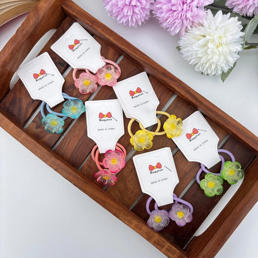 Cute Flower Rubber Band