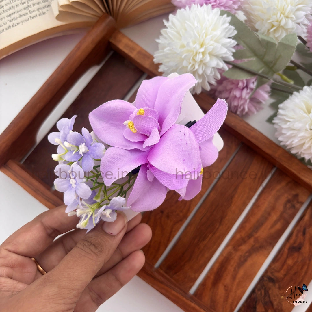 Blossom Garden Floral Alligator Clip