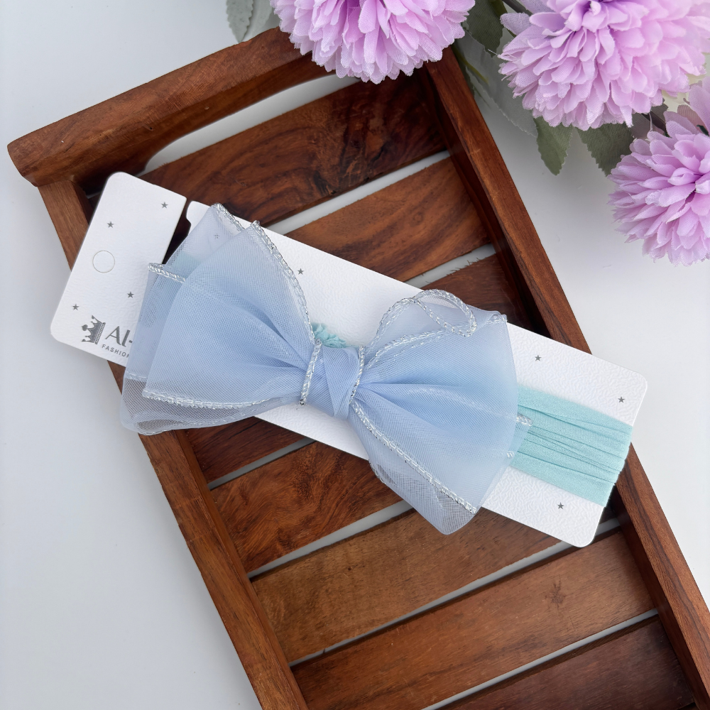 Sheer Charm Bow Headband