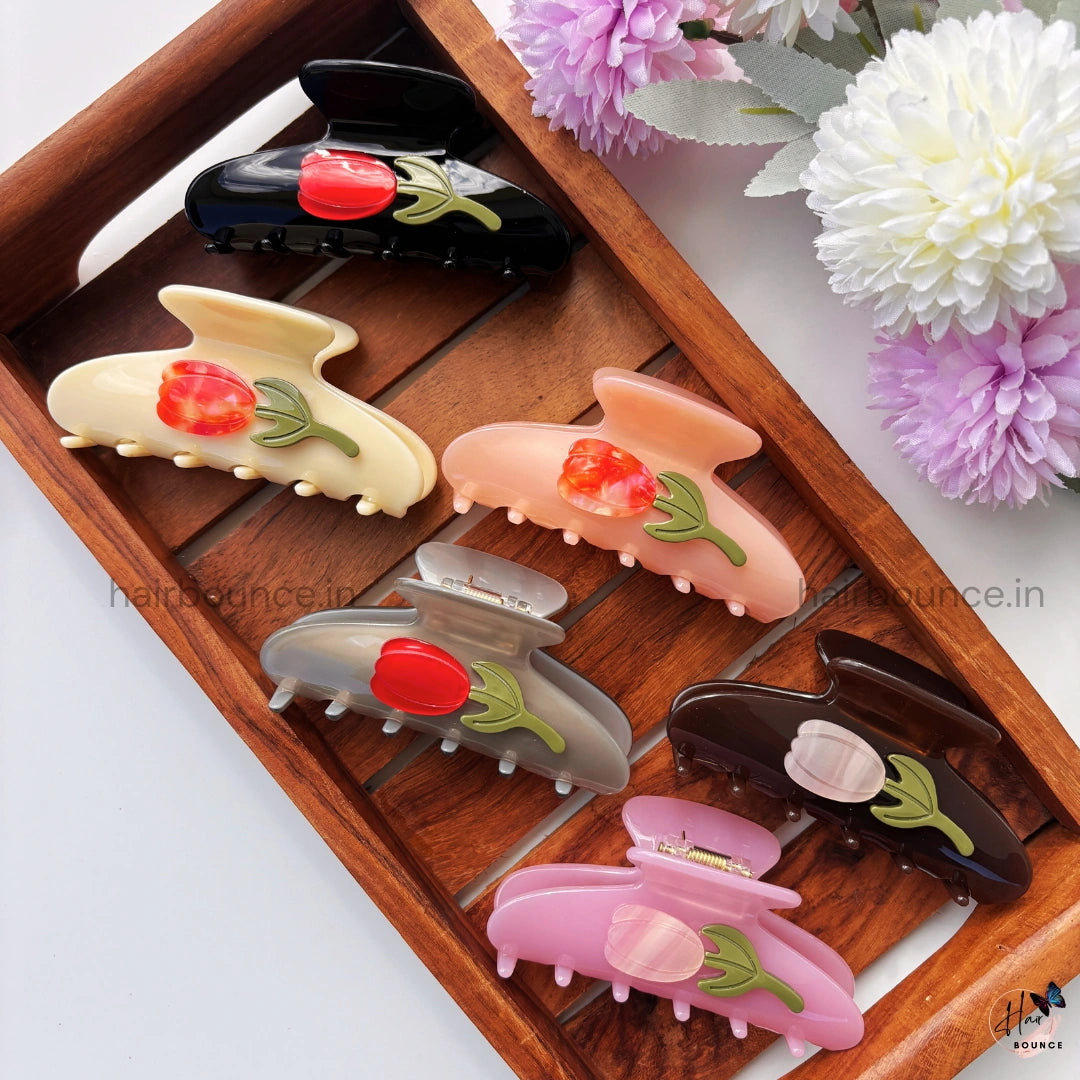 Bofeini Premium Tulip Hair Claw – Large