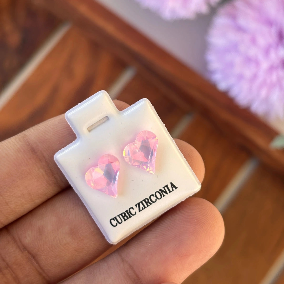 Lovely Heart Earrings for Kids