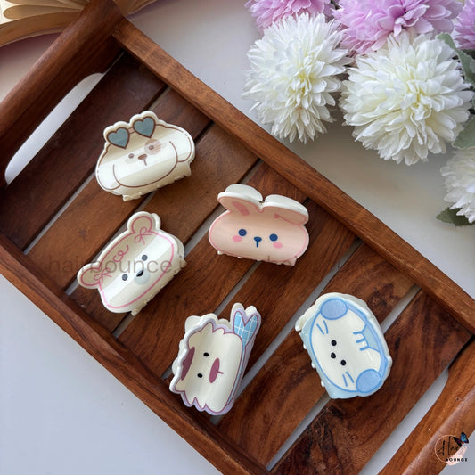 Cute Animal Cartoon Hair Claw – Medium