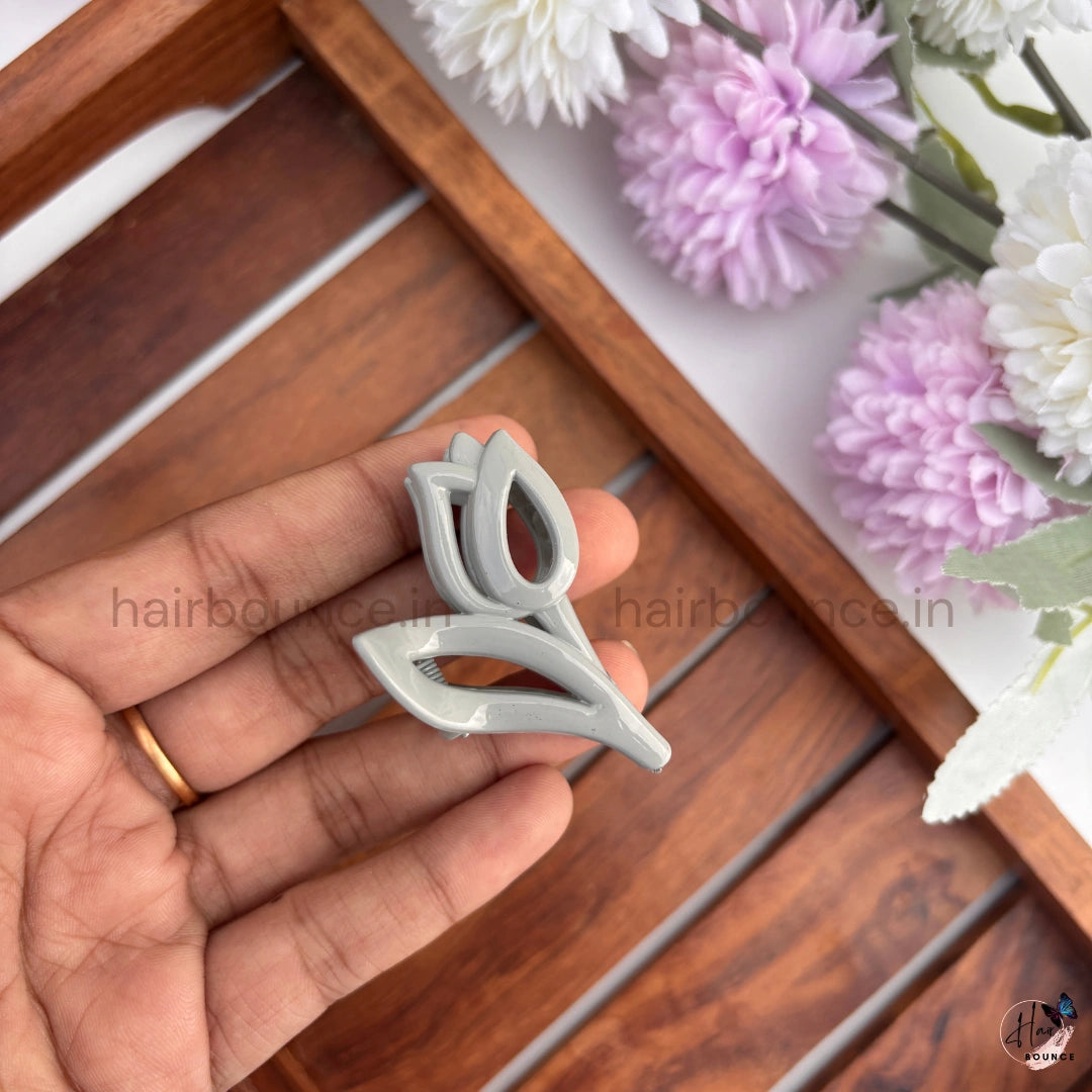 Tulip Bloom Hair Claw – Small