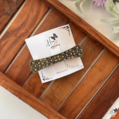 Vintage Garden Scroll Barrette – Elegant Statement Clip
