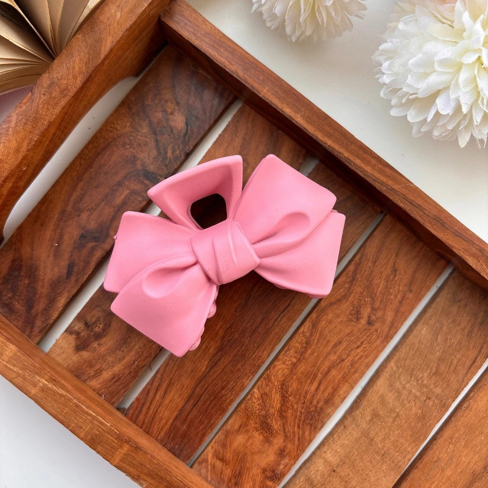 Cute Bow Hair Claw - Large
