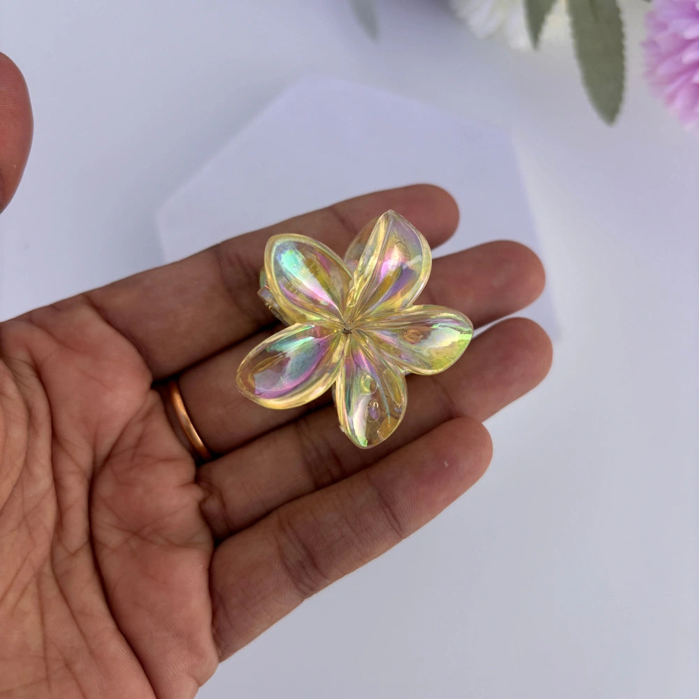 Glassy Light Shades Lilly Hair Claw - Small
