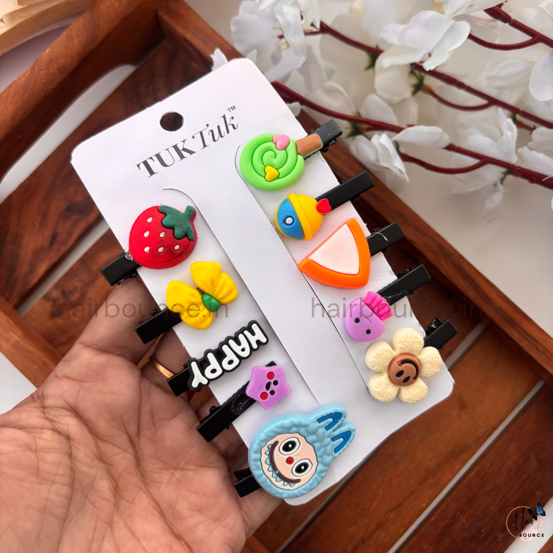 Kawaii Fun Kids Alligator Hair Clips