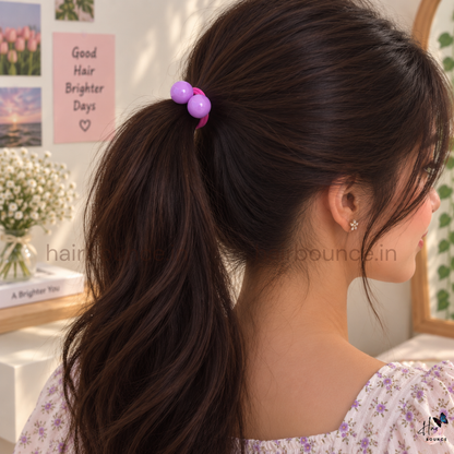Colour Pop Double Ball Hair Ties – Pack of 5