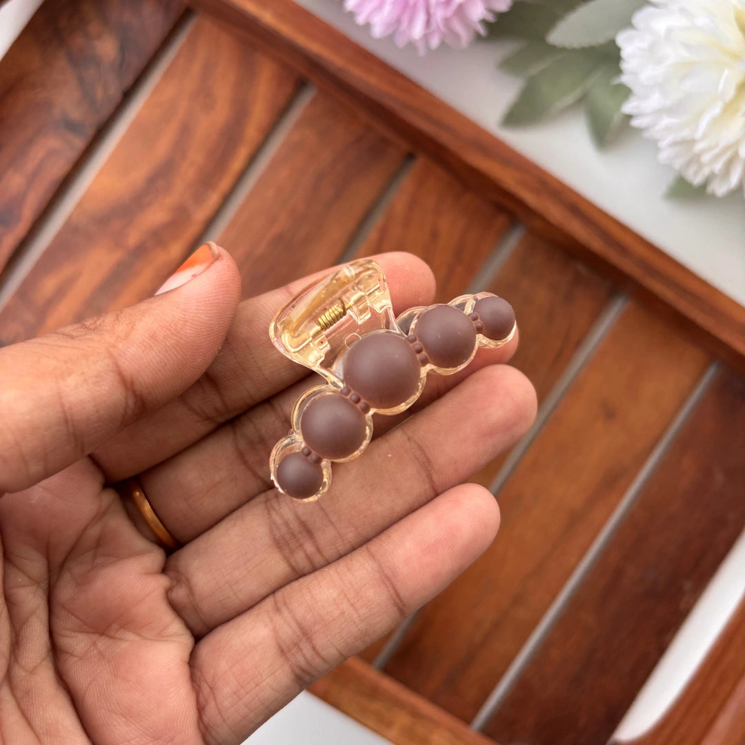 Bubble Matte Hair Claw – Small