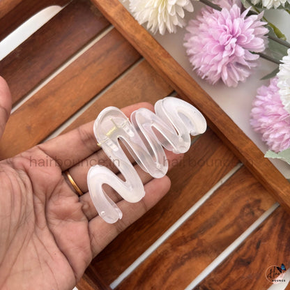 Crystal Zig Zag Hair Claw – Medium