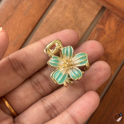 Aurora Daisy Premium Metal Hair Claw - Small