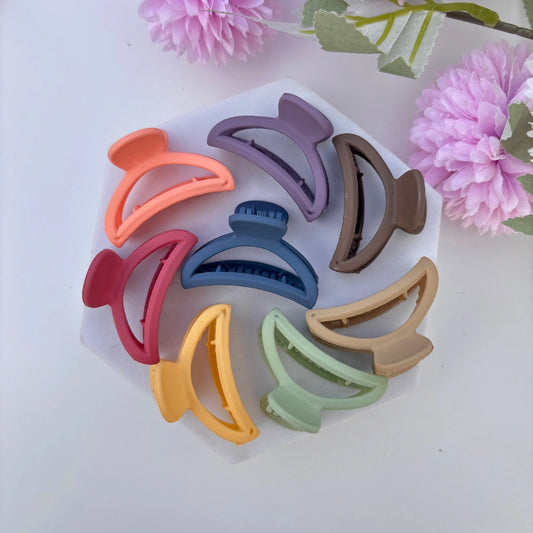 Light Curve D Shape Hair Claw - Small
