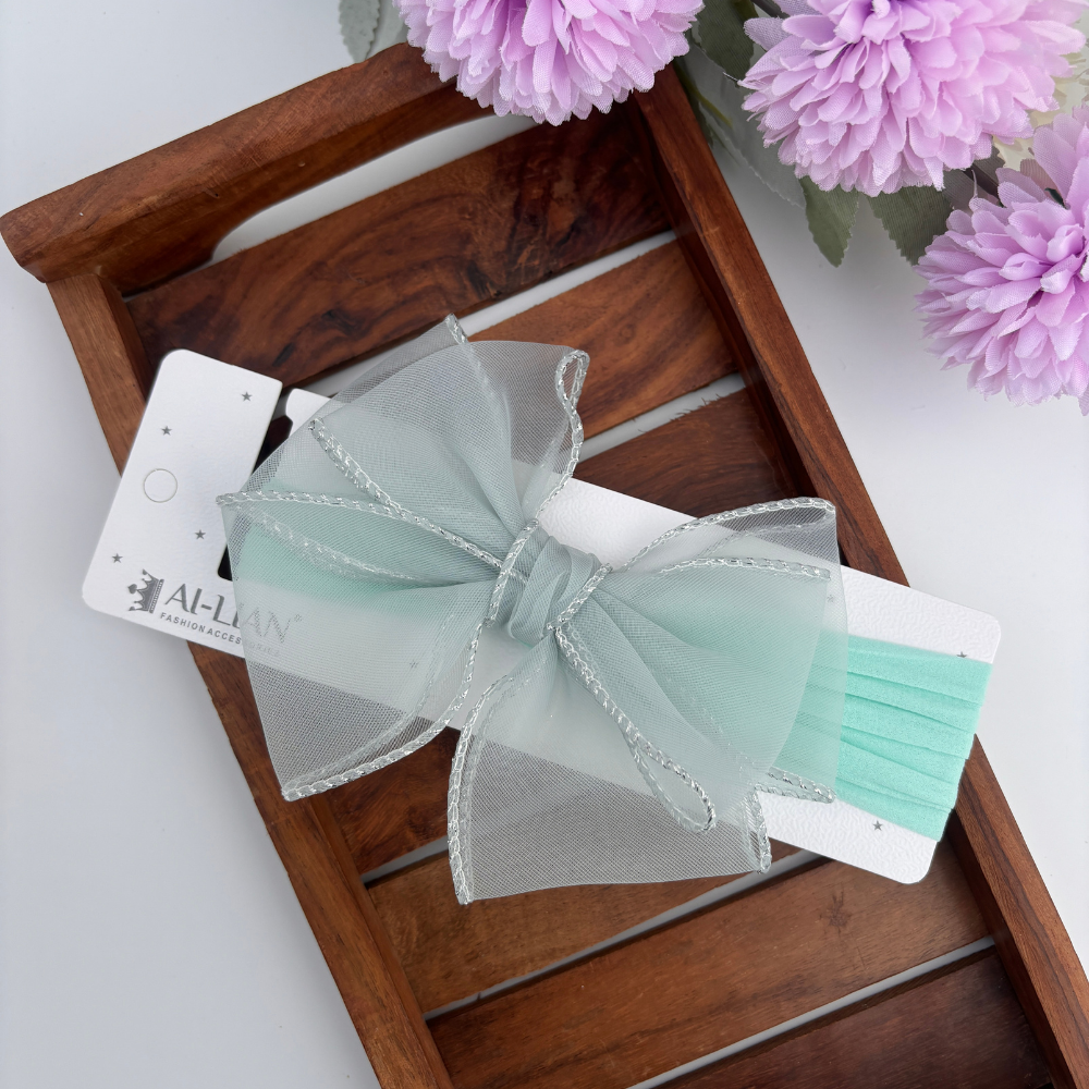 Sheer Charm Bow Headband