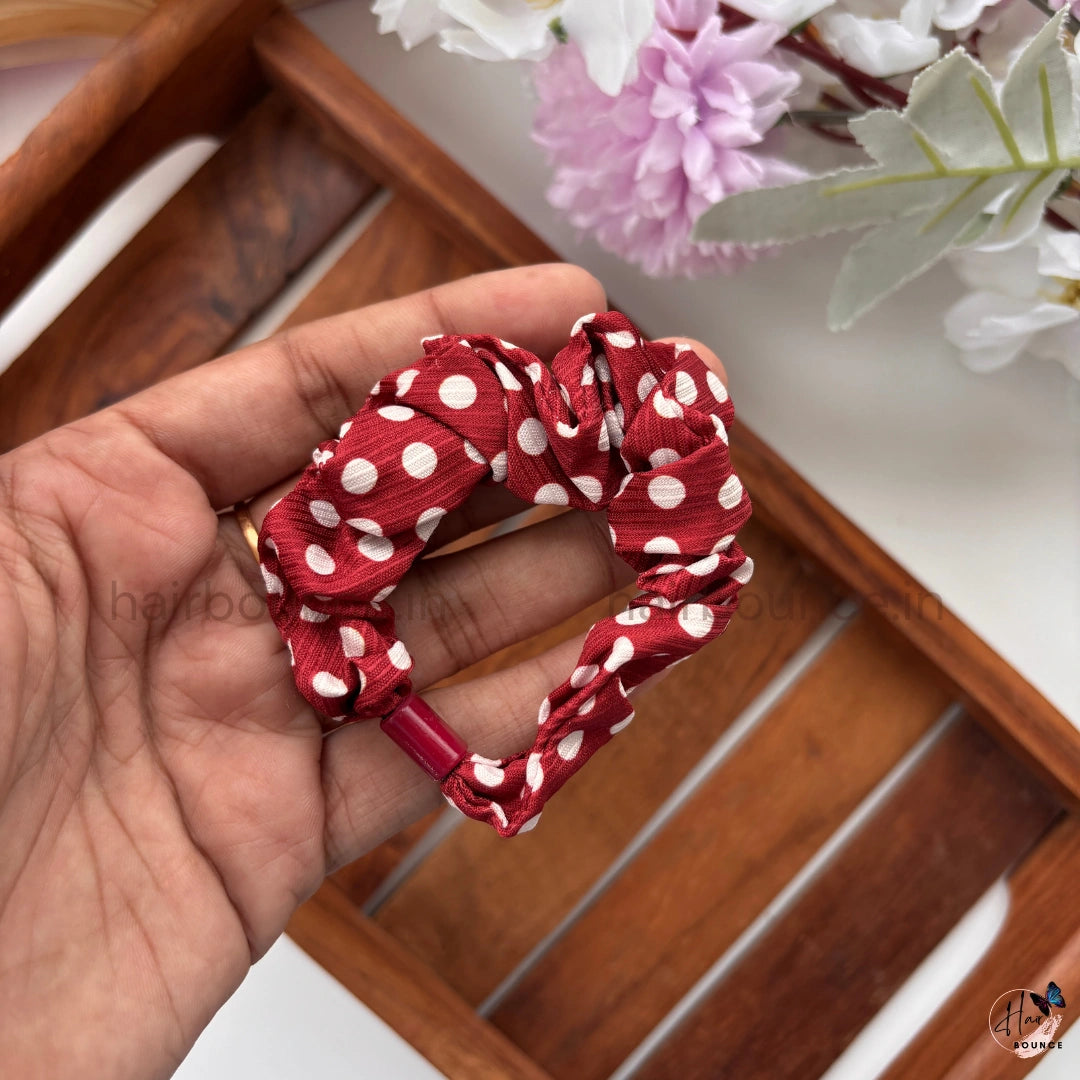 Cherry Picnic Cotton Scrunchie