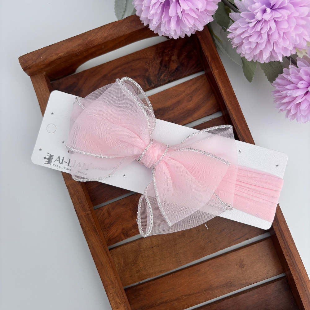 Sheer Charm Bow Headband