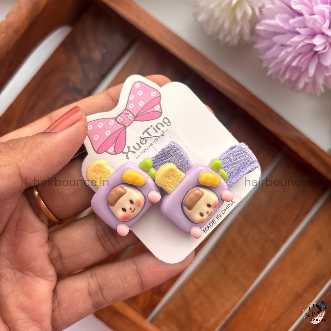 Kawaii Hair Clips for Kids