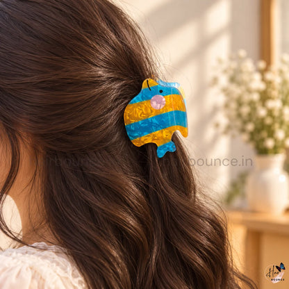 Colourful Ocean Fish Hair Claw Clips – Large