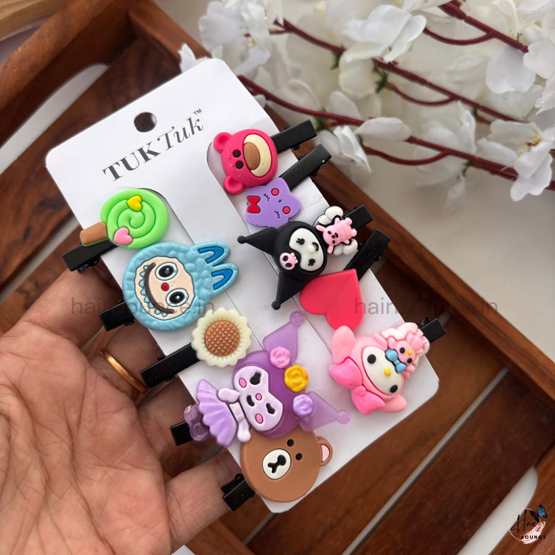 Kawaii Fun Kids Alligator Hair Clips