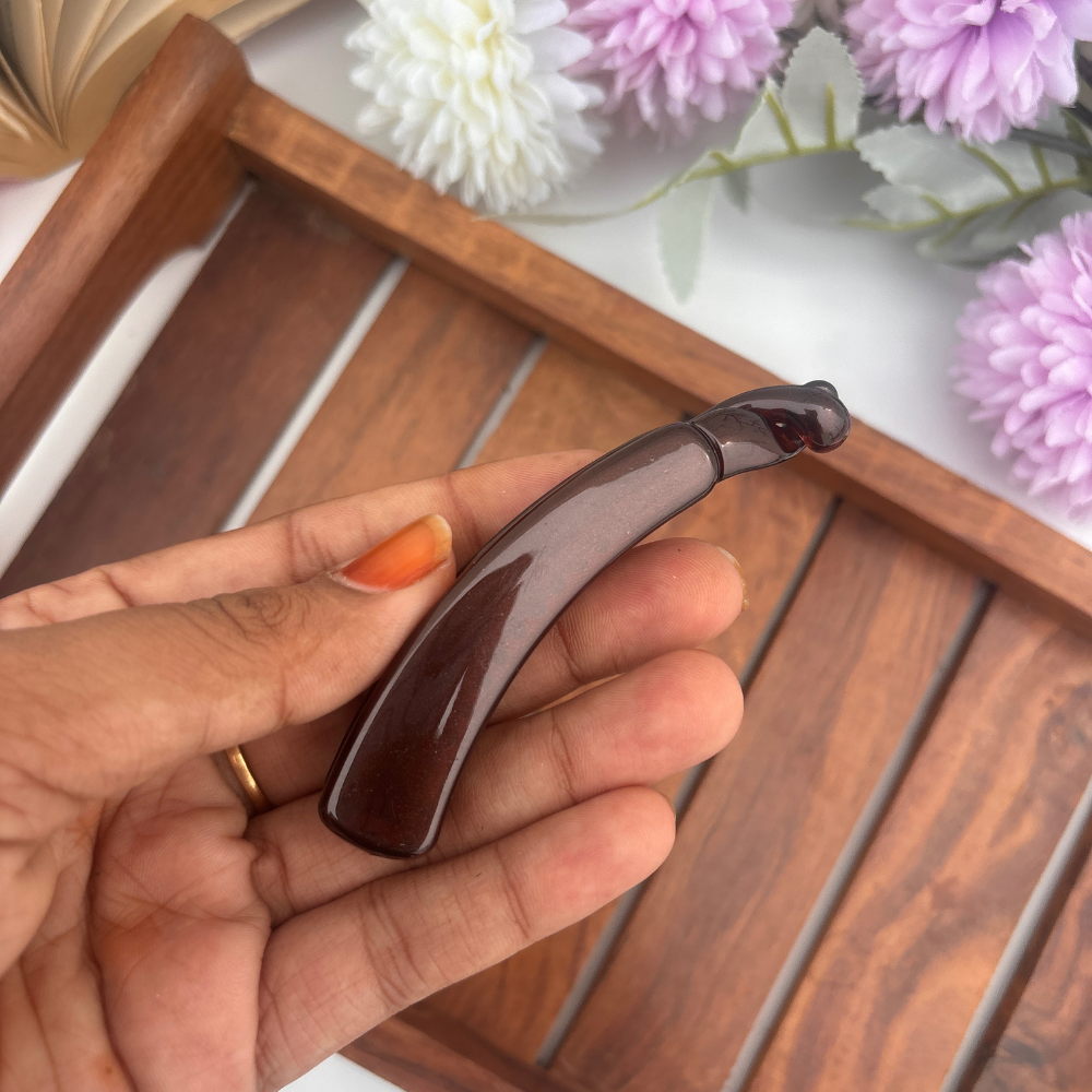 Shinny Finish Plain Banana Clip - Medium
