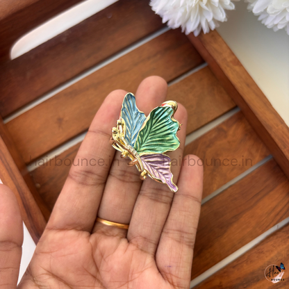 Flutterleaf Butterfly Hair Claw – Medium