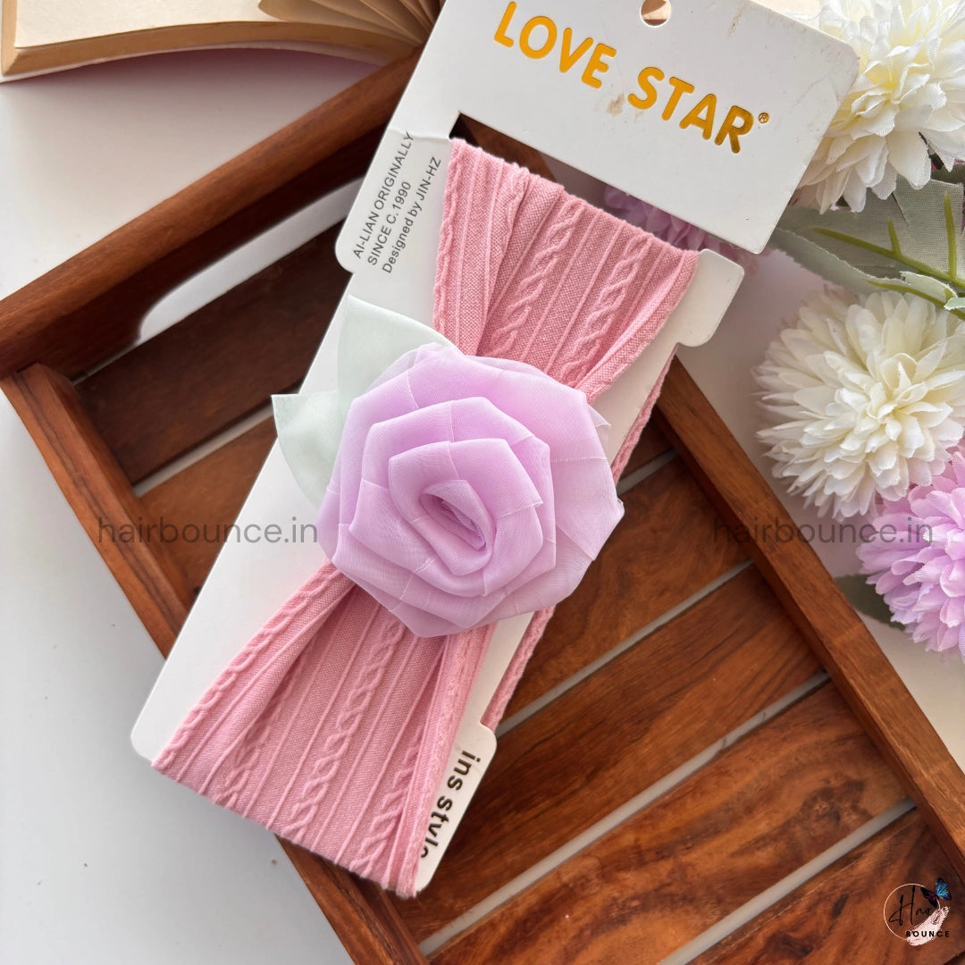 Rose Bloom Newborn Baby Headband