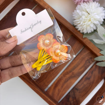 Sparkle Daisy Kids Hair Clips