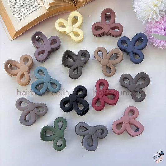 Petal Loop Hair Claw – Pack of 2 (Assorted Colors) Medium