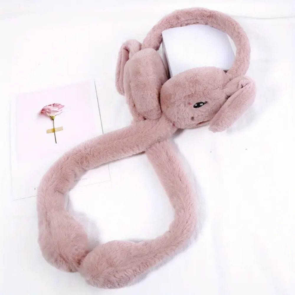 Cute Jumping Rabbit Earmuffs with ChuChu Sound